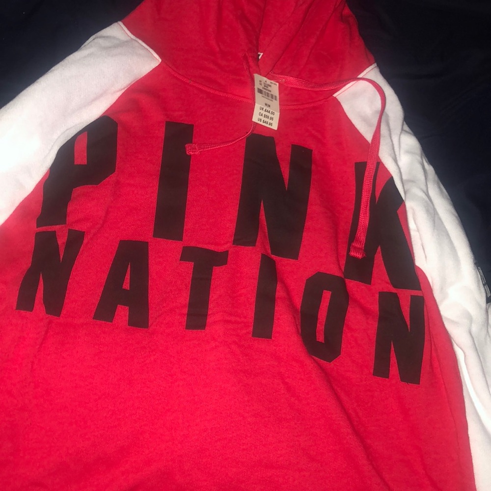 Pink hoodie